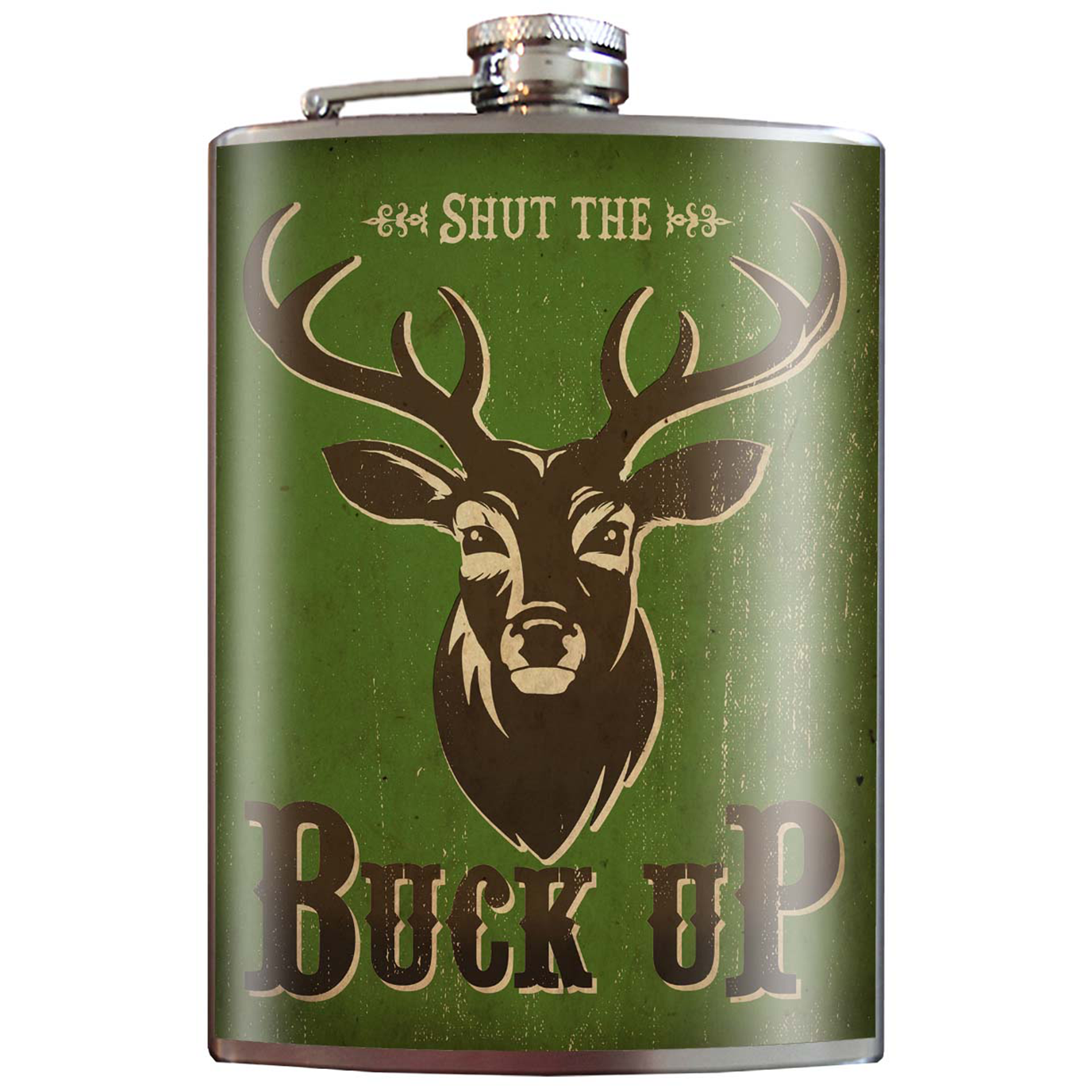 Lucky Jack- Flask - Buck Up!