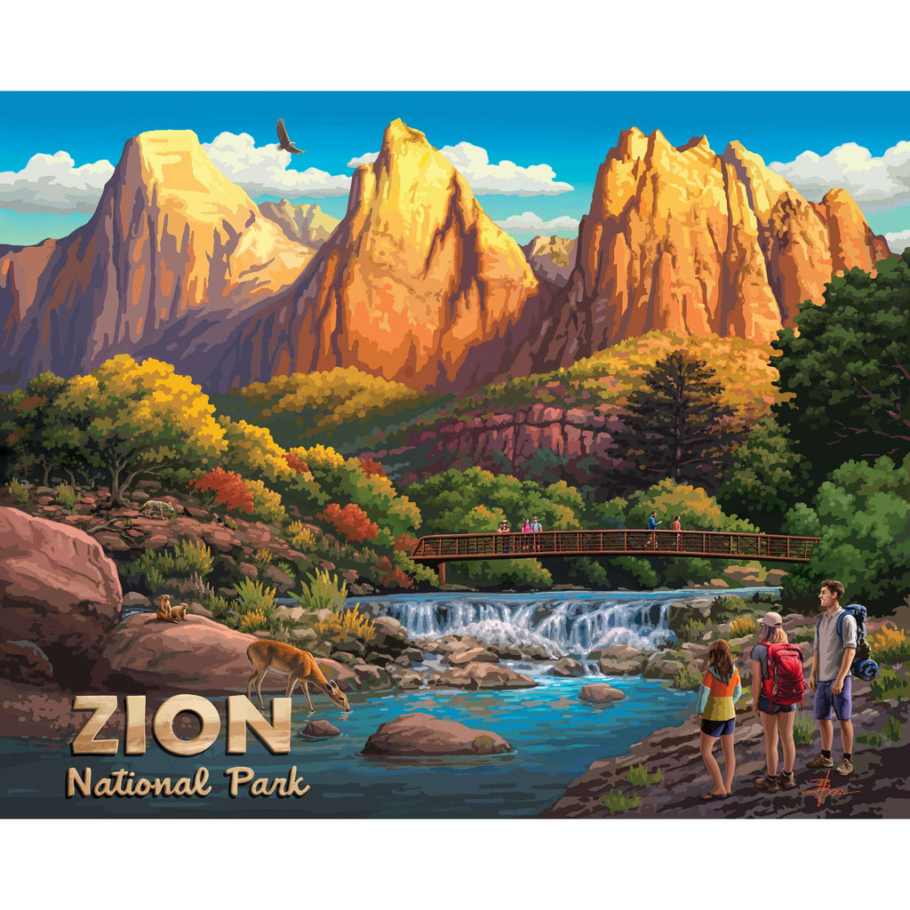 Boardwalk Puzzle Company- Zion National Park | 500 Piece