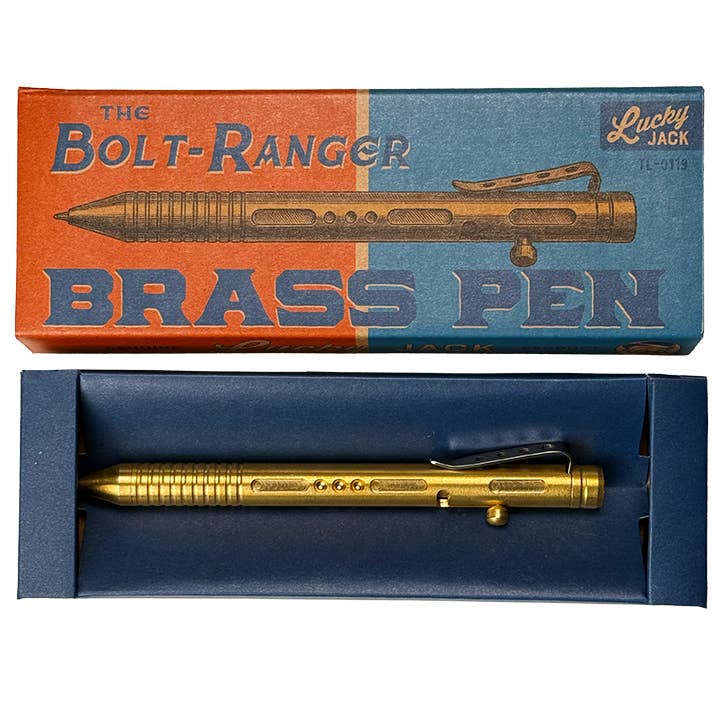 Lucky Jack- Bolt-Ranger Solid Brass Pen