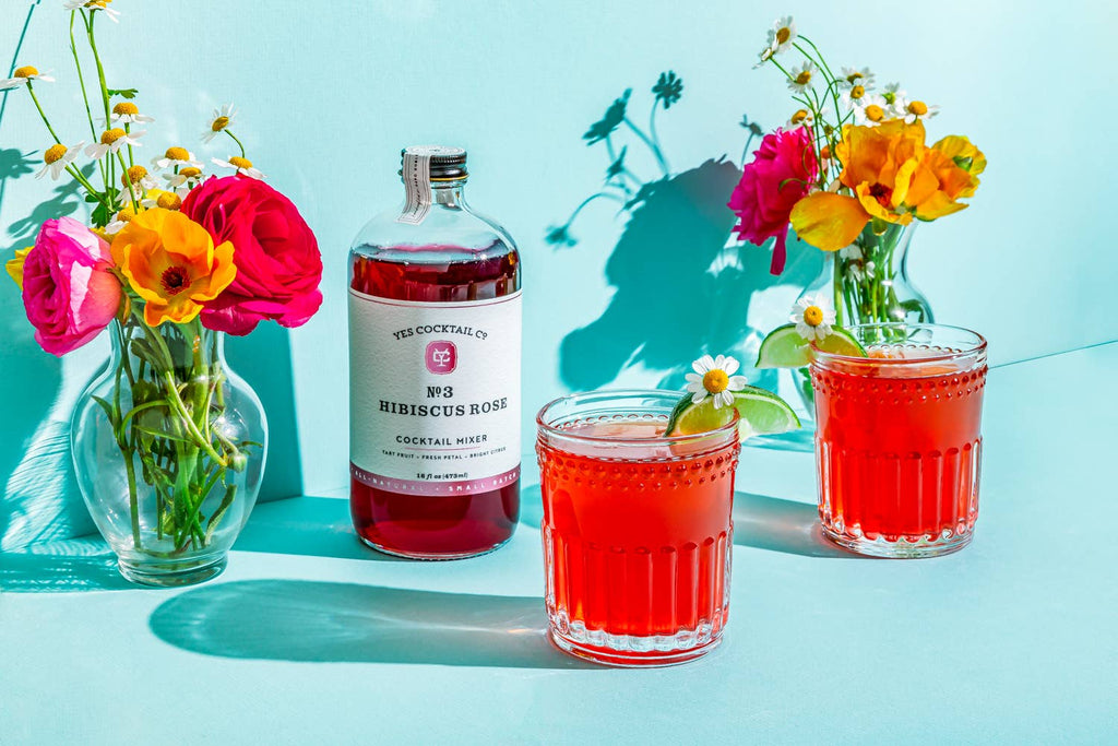 Yes Cocktail Co.-  Hibiscus Rose Cocktail Mixer