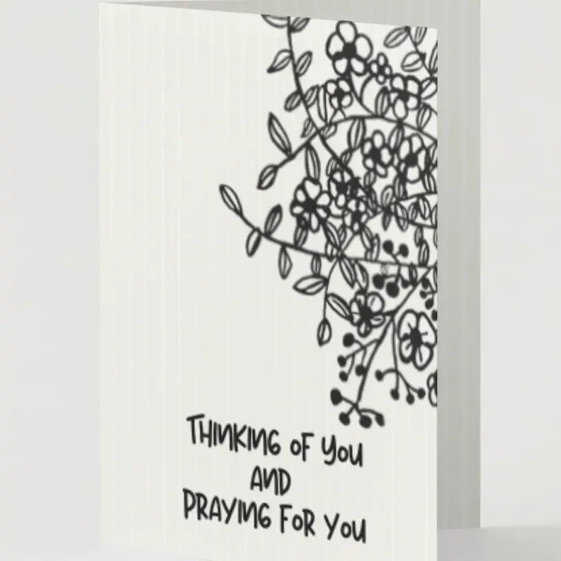 Chika Paper Studio- Thoughts and Prayers Card
