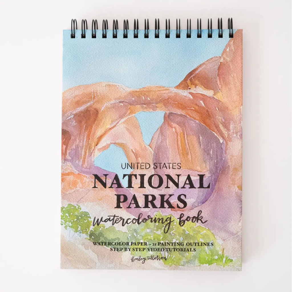Bailey Rae Studio- National Park Paint Book