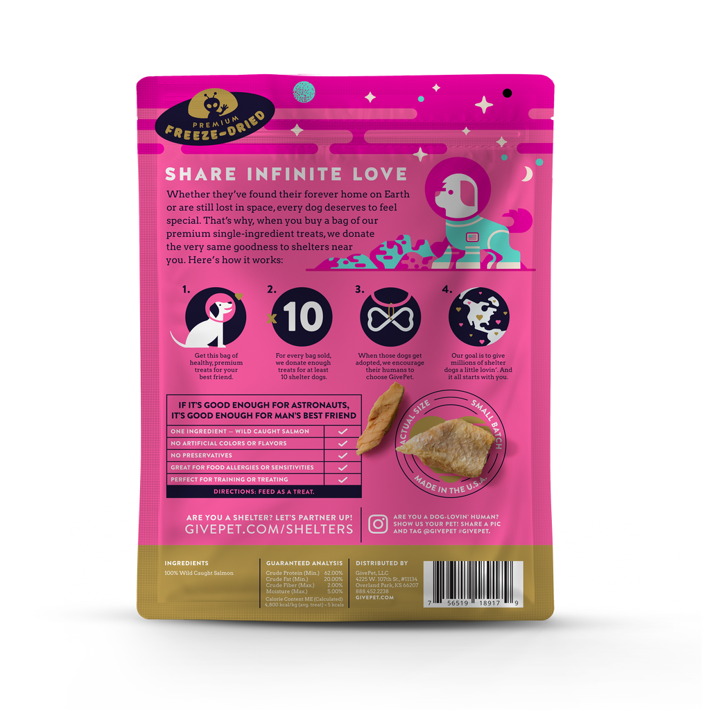 GivePet- Astromutt Freeze-Dried Dog Treats