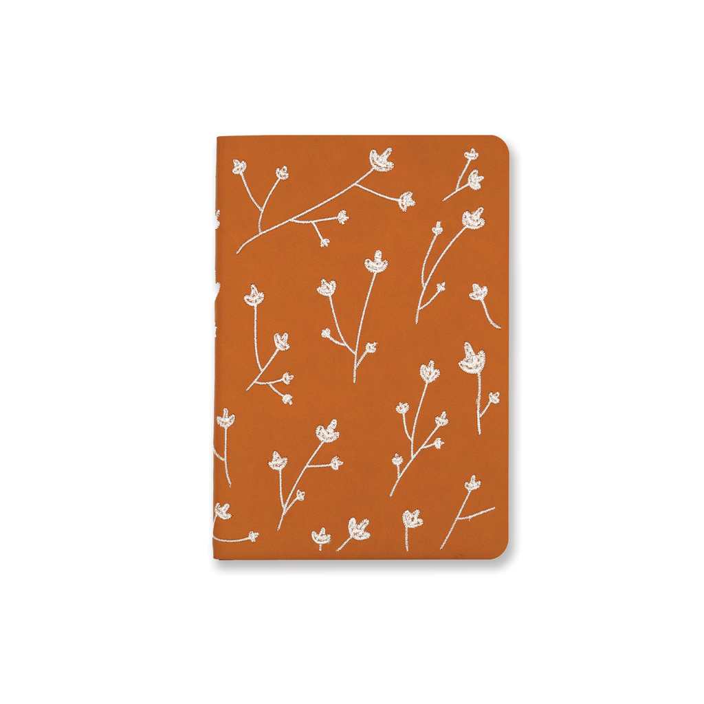 Denik- Samantha Embroidered Layflat Journal Notebook
