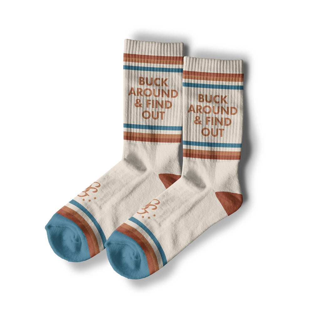Shop Good- Buck Around and Find Out Western Socks
