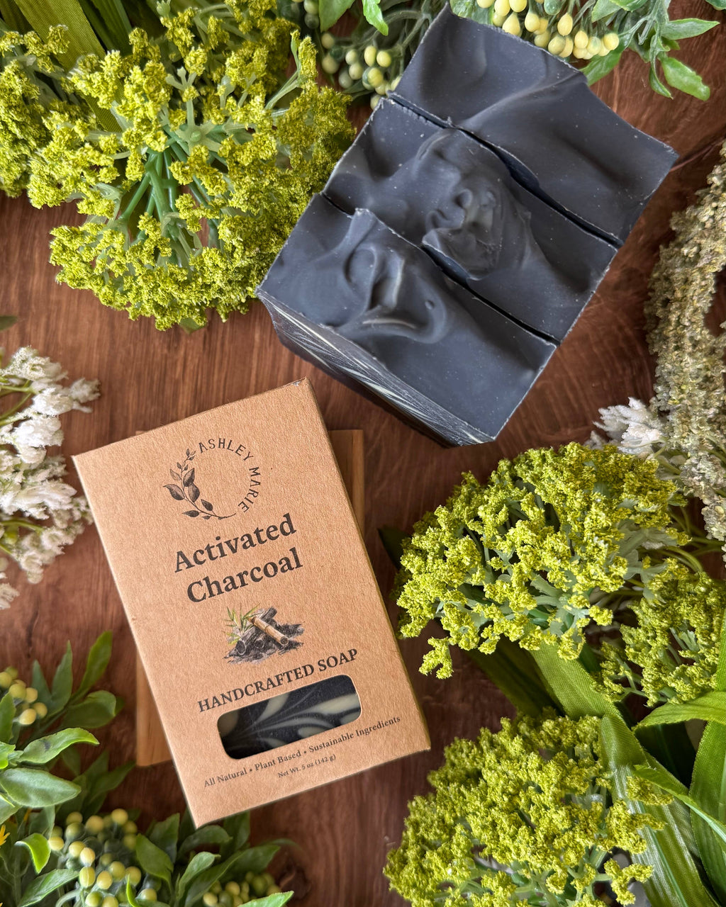 Ashley Marie Soap- Activated Charcoal Soap – Boxed Soap Bar