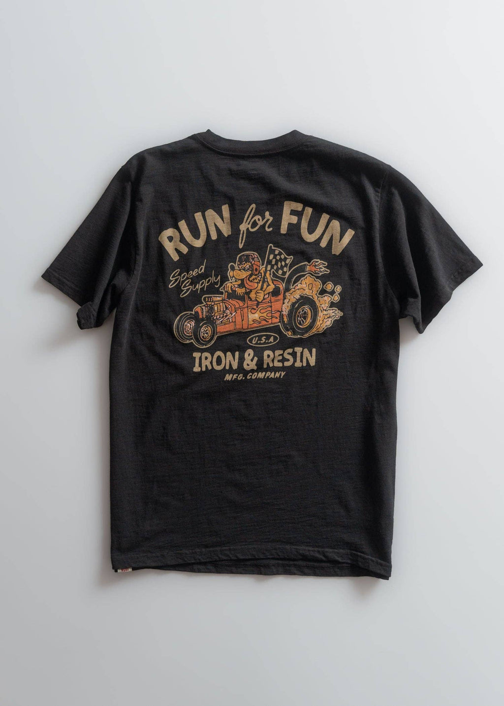 Iron & Resin- Run for Fun Pocket Tee