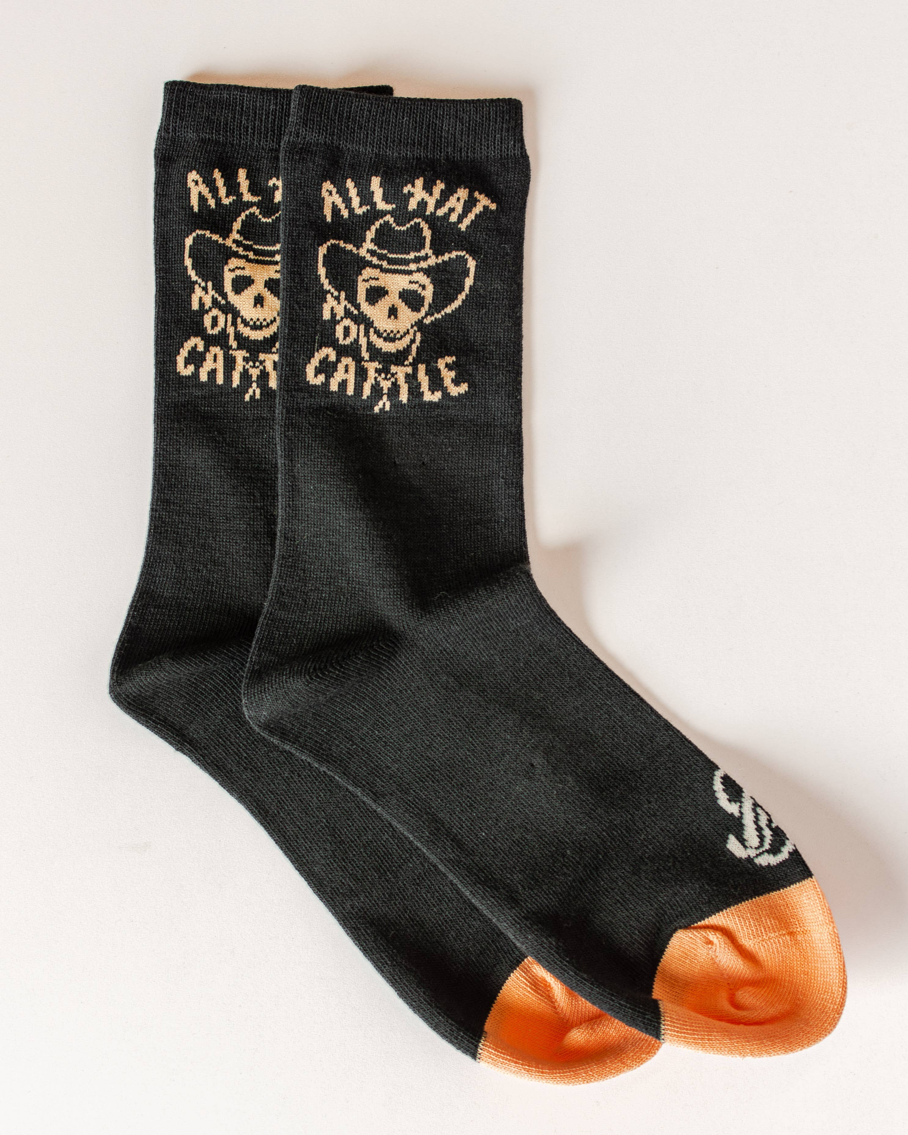 Shop Good- All Hat No Cattle Western Socks