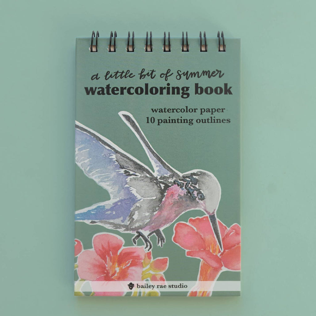 Bailey Rae Studio- A Little Bit of Summer - Mini Watercoloring Book