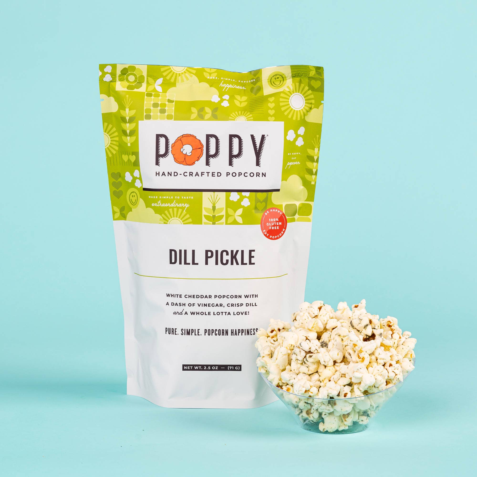 Poppy Popcorn- Dill Pickle Popcorn