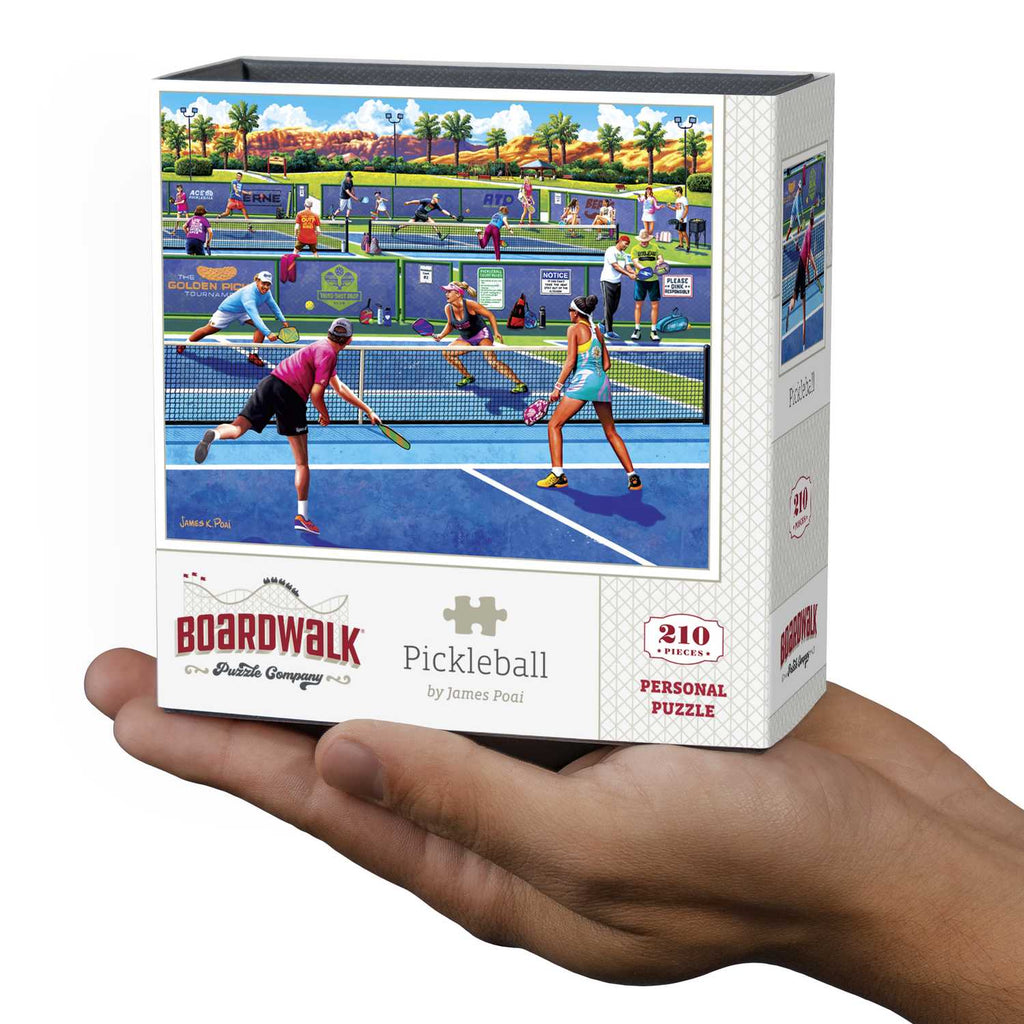 Boardwalk Puzzle Company- Pickleball - Personal Puzzle - 210 Piece