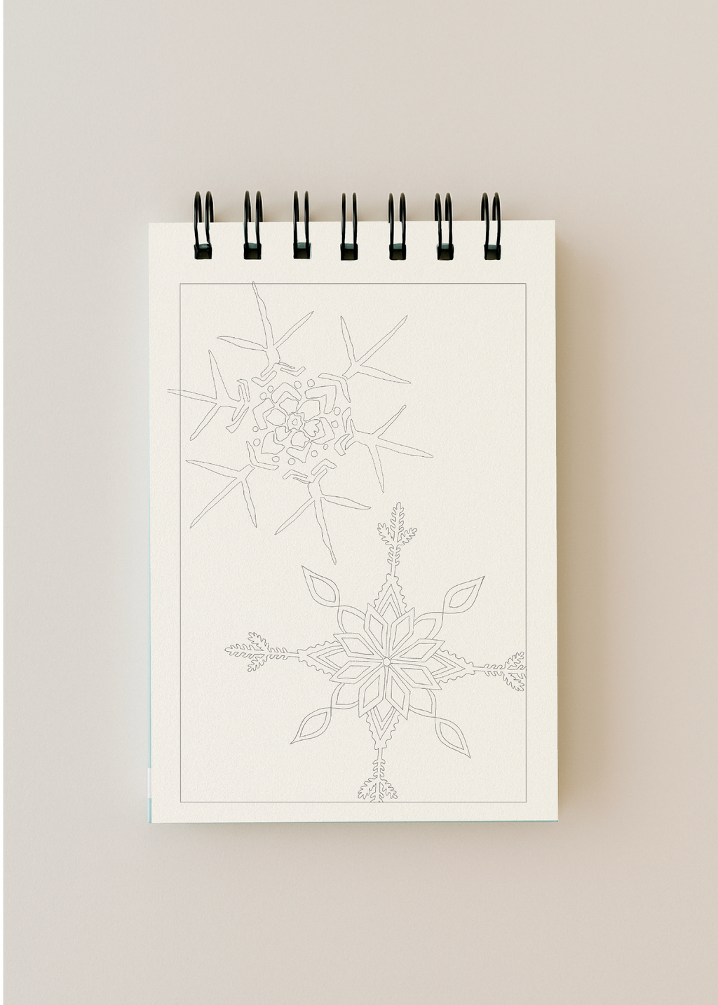 bailey rae studio- A little bit of christmas - mini watercoloring book