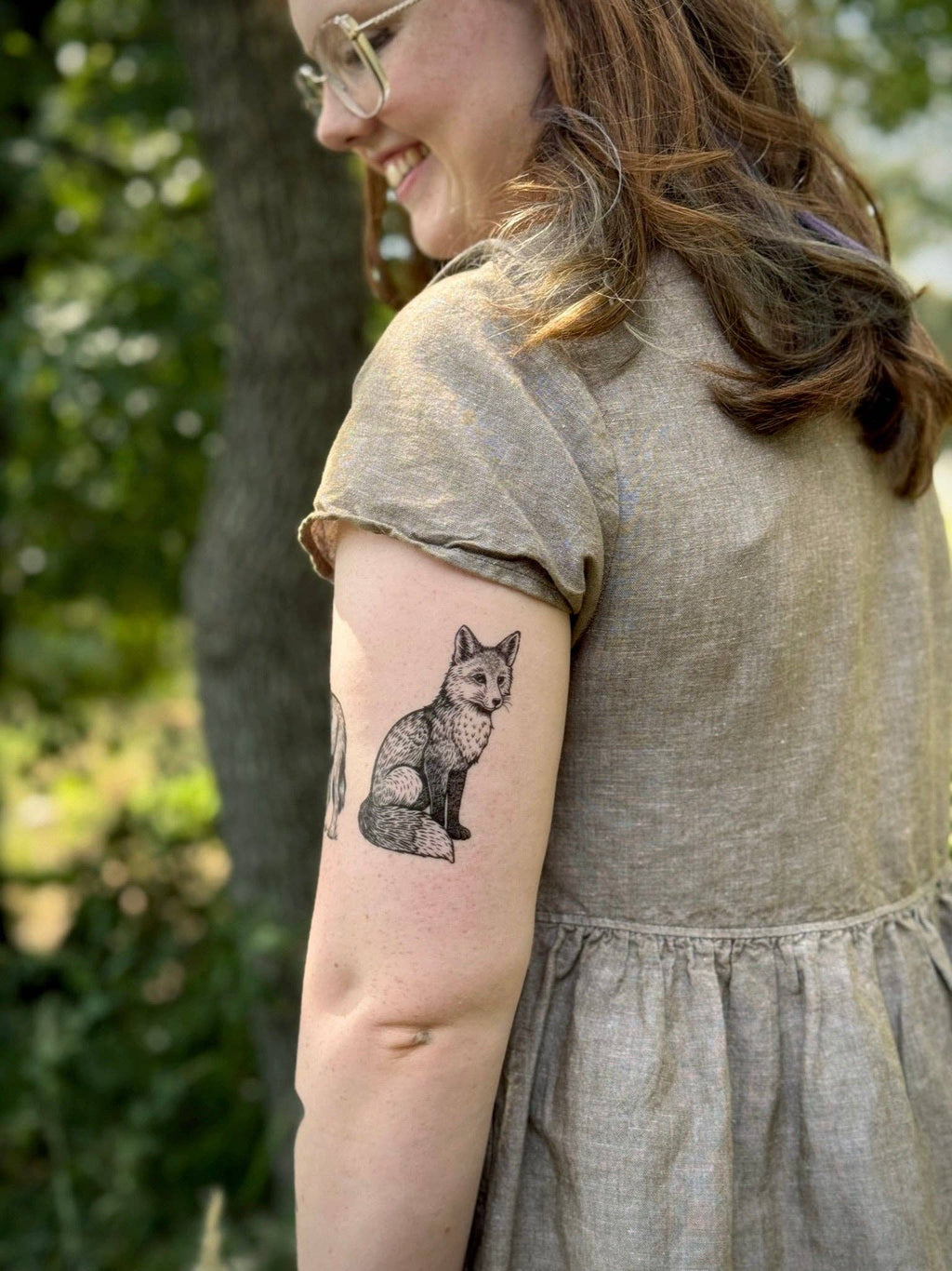 NatureTats- Fox Temporary Tattoo