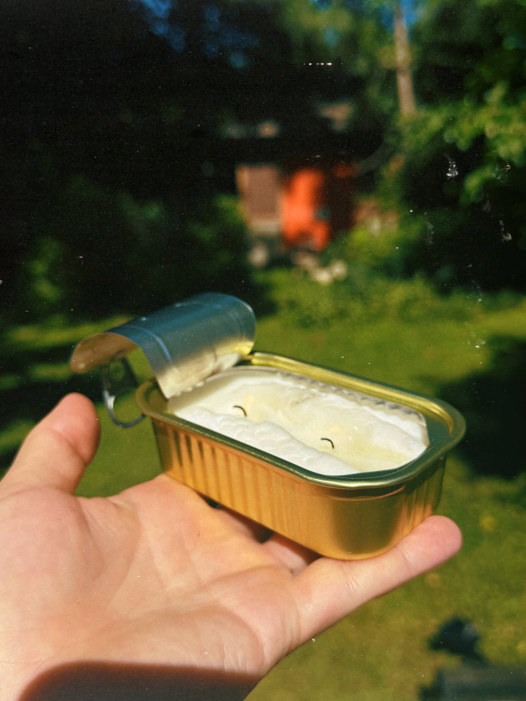 Tinned Candle- Tinned Fish Candle - Citronella