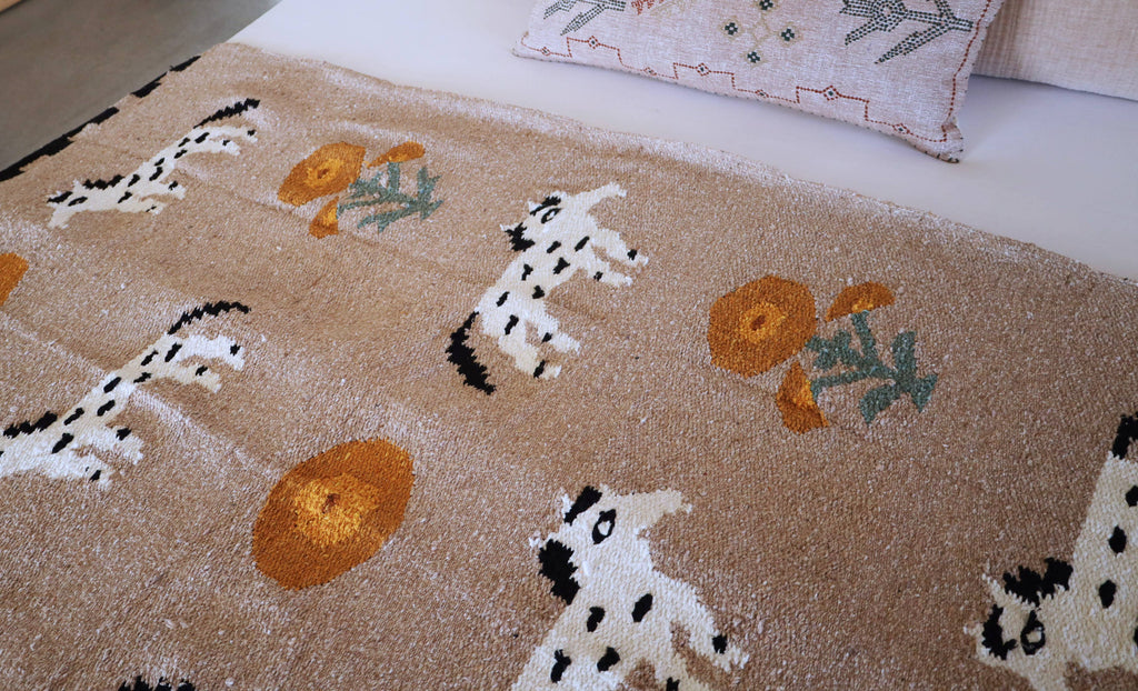 Tribe and True- Poppies 'n Ponies // Handwoven Blanket