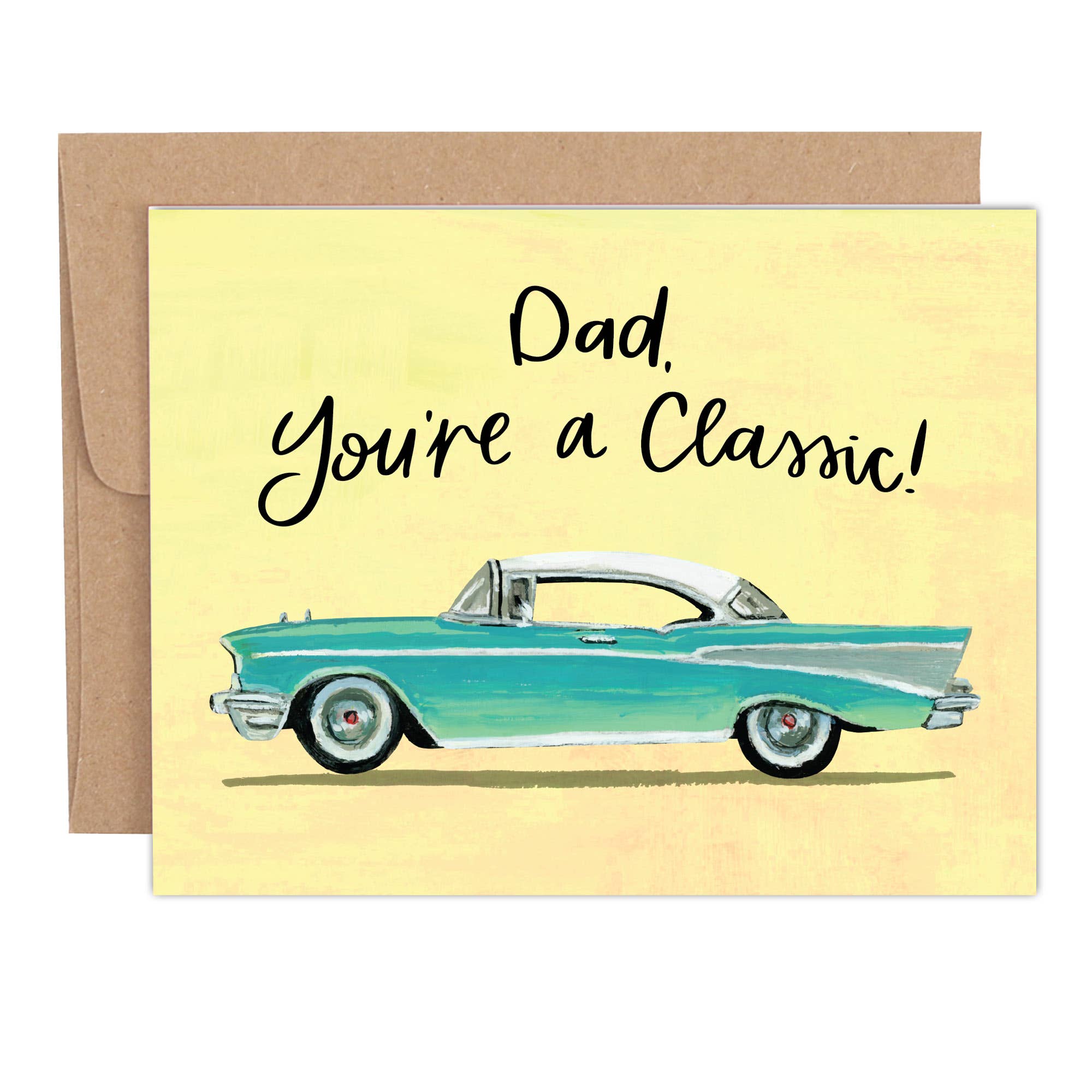 1canoe2- Classic Car Father's Day Greeting Card