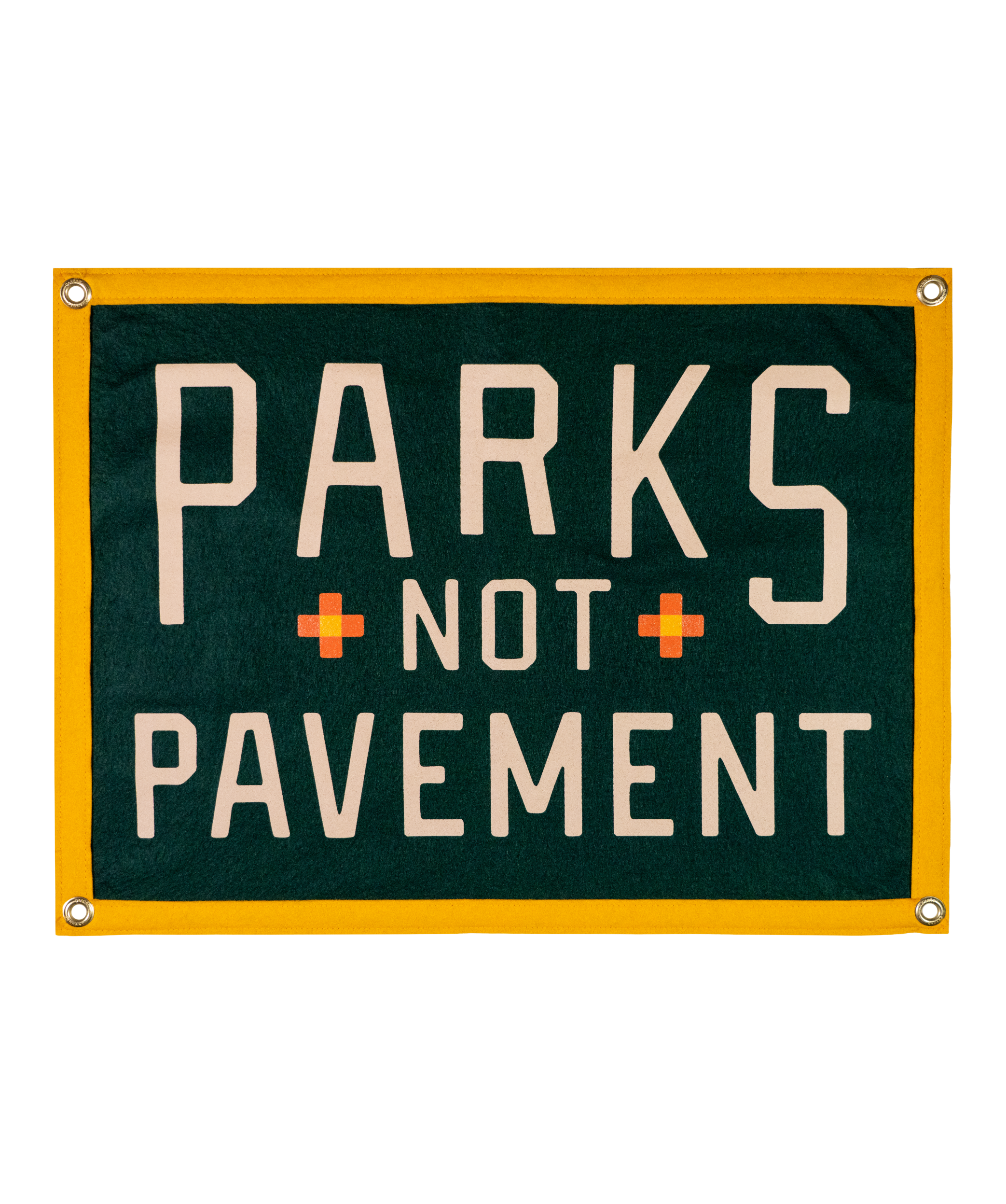 Oxford Pennant- Parks Not Pavement Camp Flag