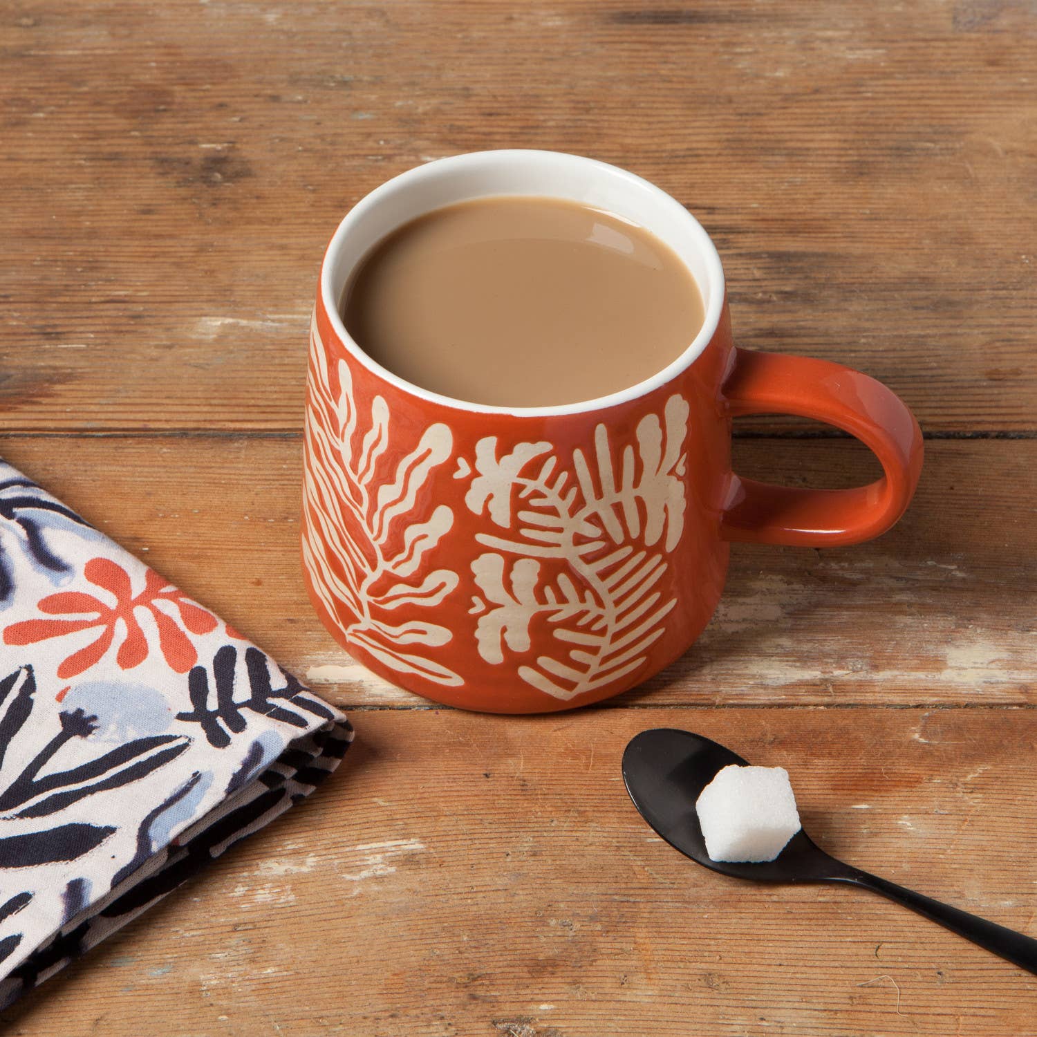 Danica Studio- Entwine Imprint Stoneware Mugs 12 oz