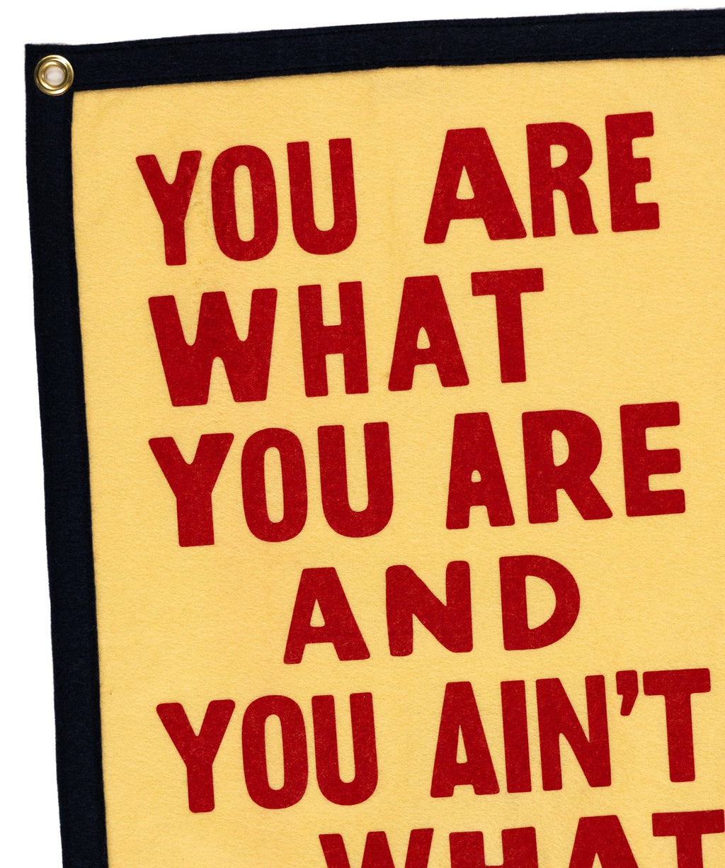Oxford Pennant- You Are What You Are Camp Flag • John Prine x Oxford Pennant