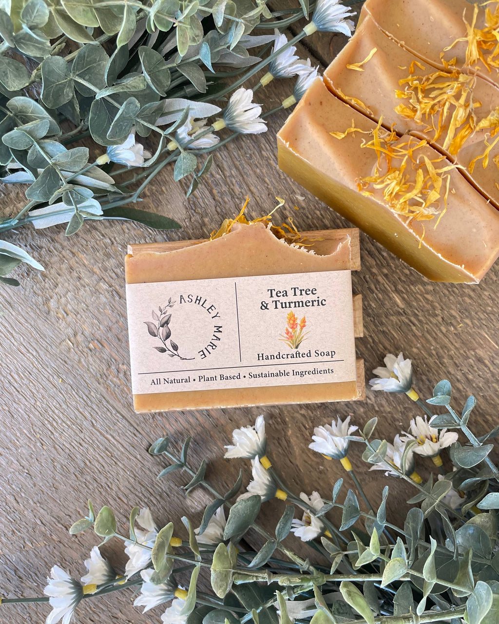 Ashley Marie Soap- Tea Tree & Turmeric Bar Soap