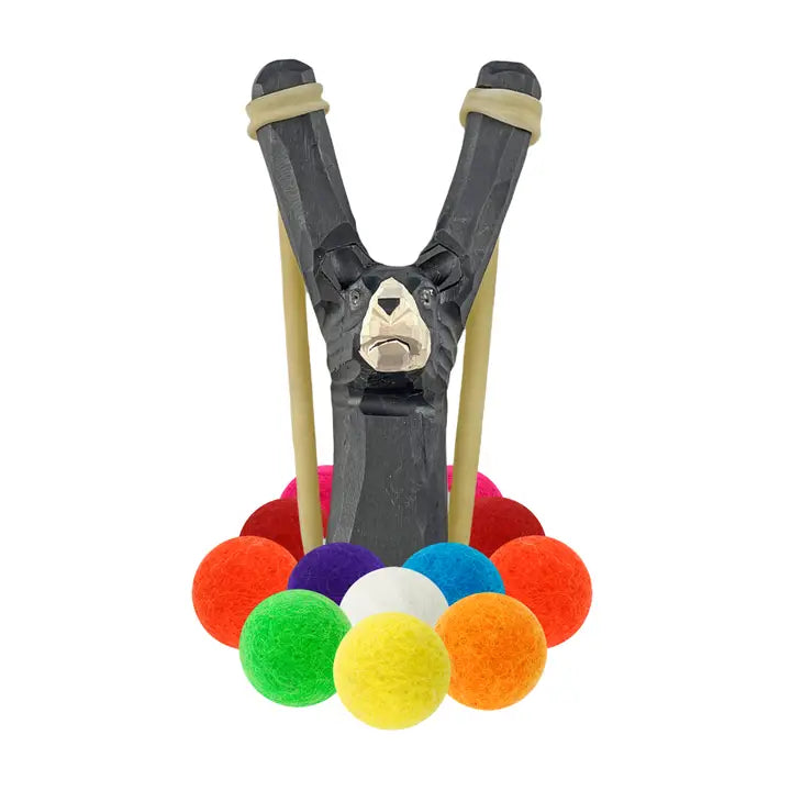 Hella Slingshots - Slingshot + Felt Ammo