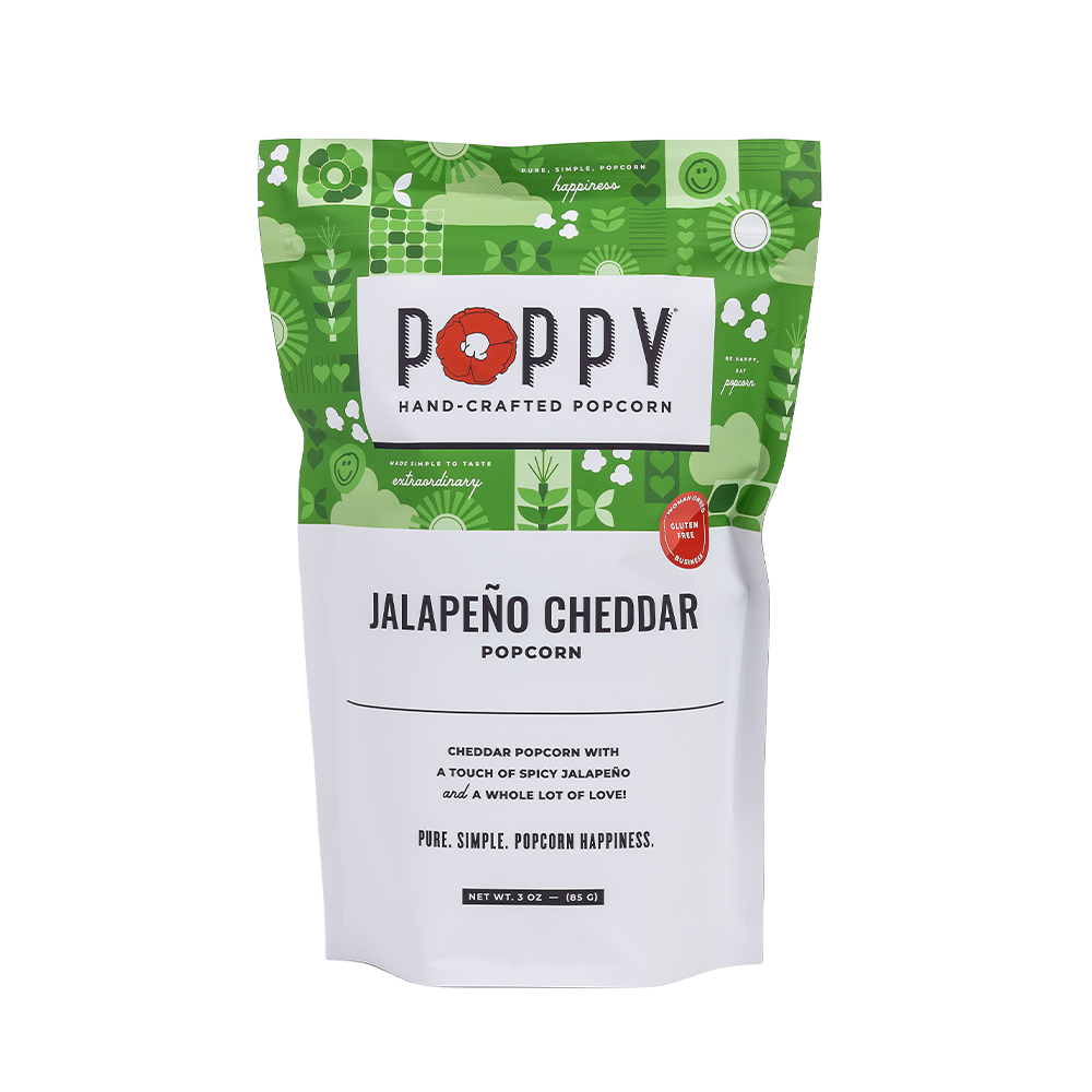 Poppy Popcorn- Jalapeño Cheddar Popcorn