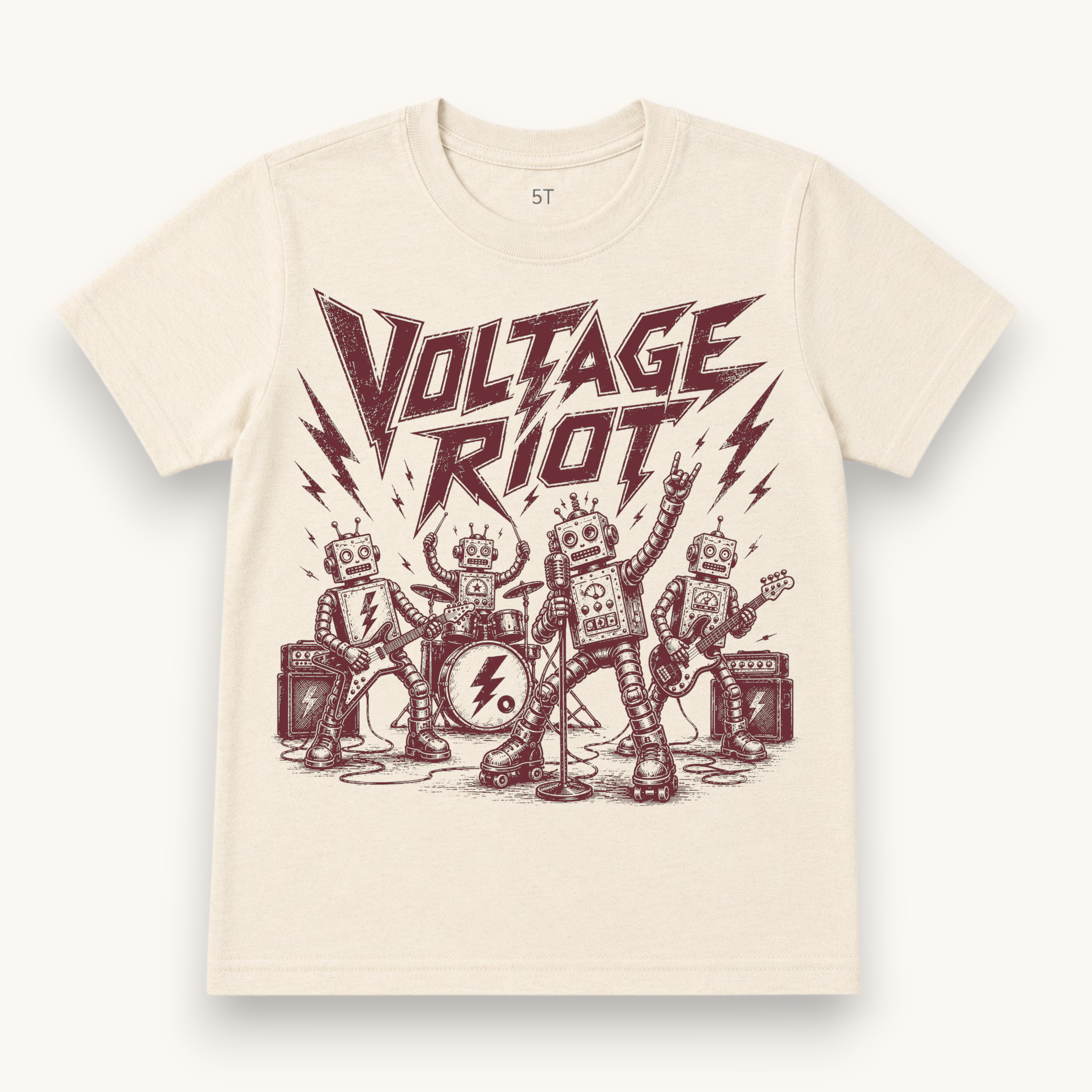 Best Day Ever- Voltage Riot Vintage Band Tee | Kids Cotton Tee