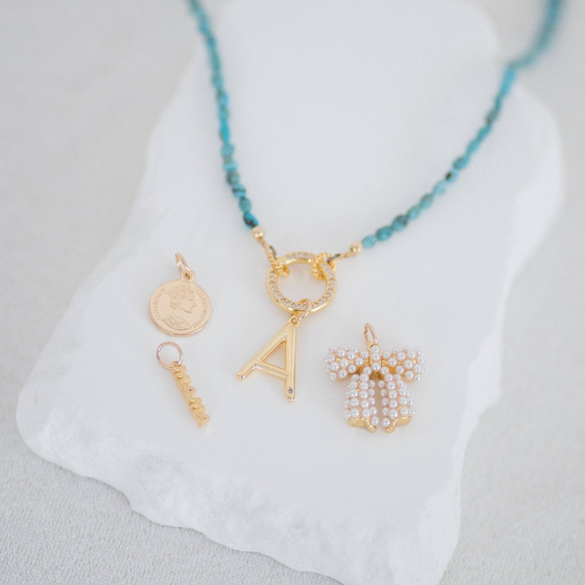Reva Grey- Harper Initial charm