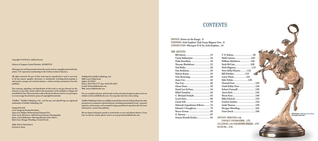 Schiffer Publishing- Western Art of the Twenty-First Century: Cowboys