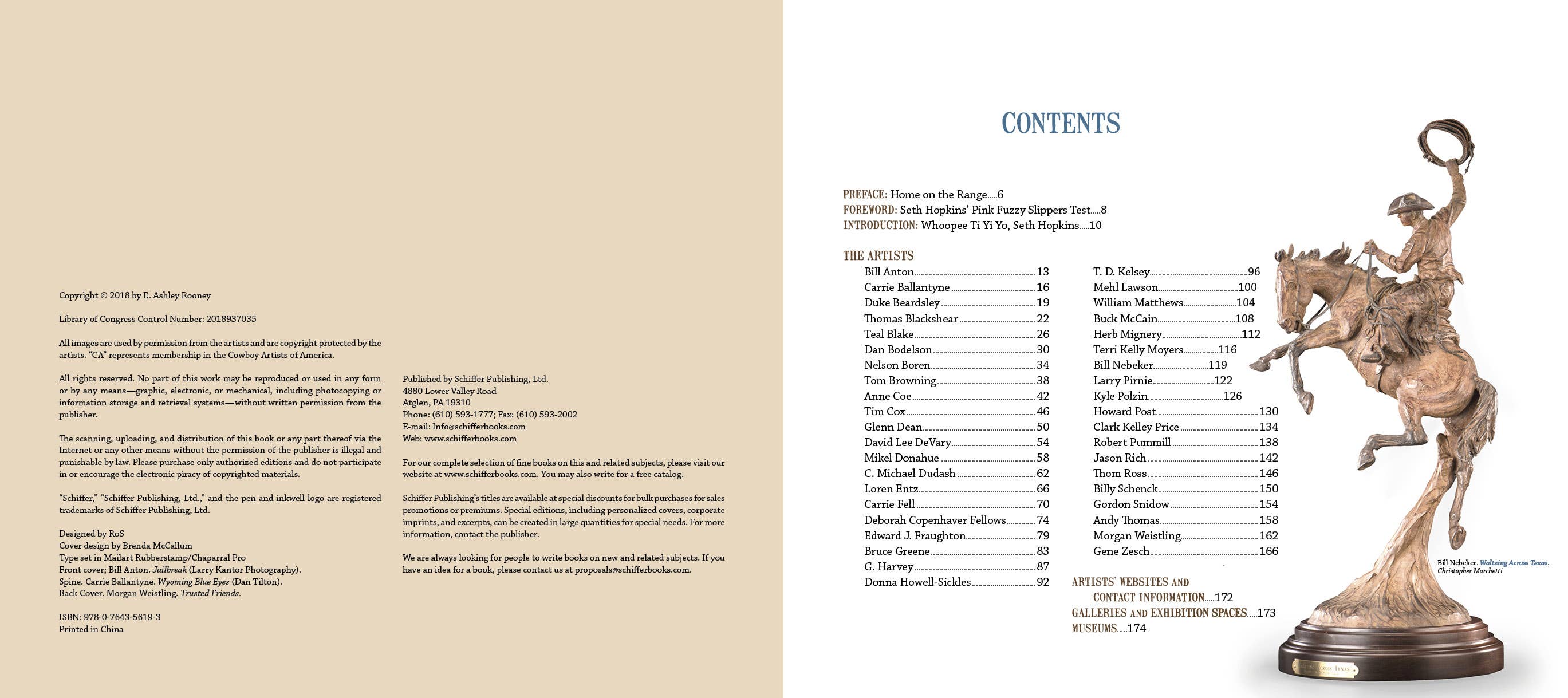 Schiffer Publishing- Western Art of the Twenty-First Century: Cowboys
