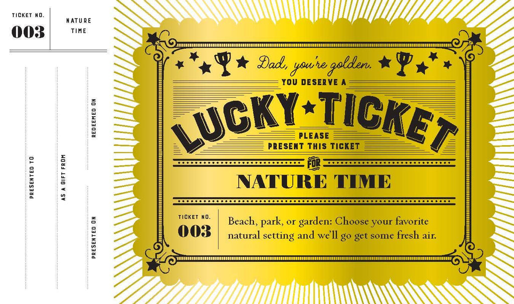 Chronicle Books- Lucky Tickets for Dad