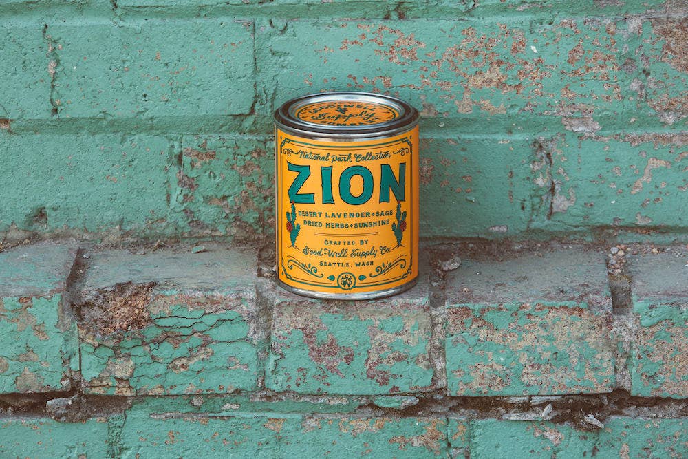 Good & Well Supply Co.- Zion National Park Candle