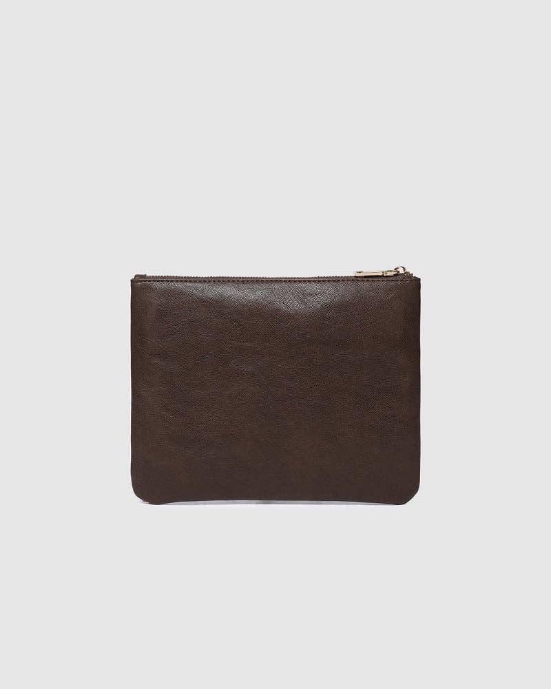 Louenhide- Pouch - Saddle Chocolate | Louie