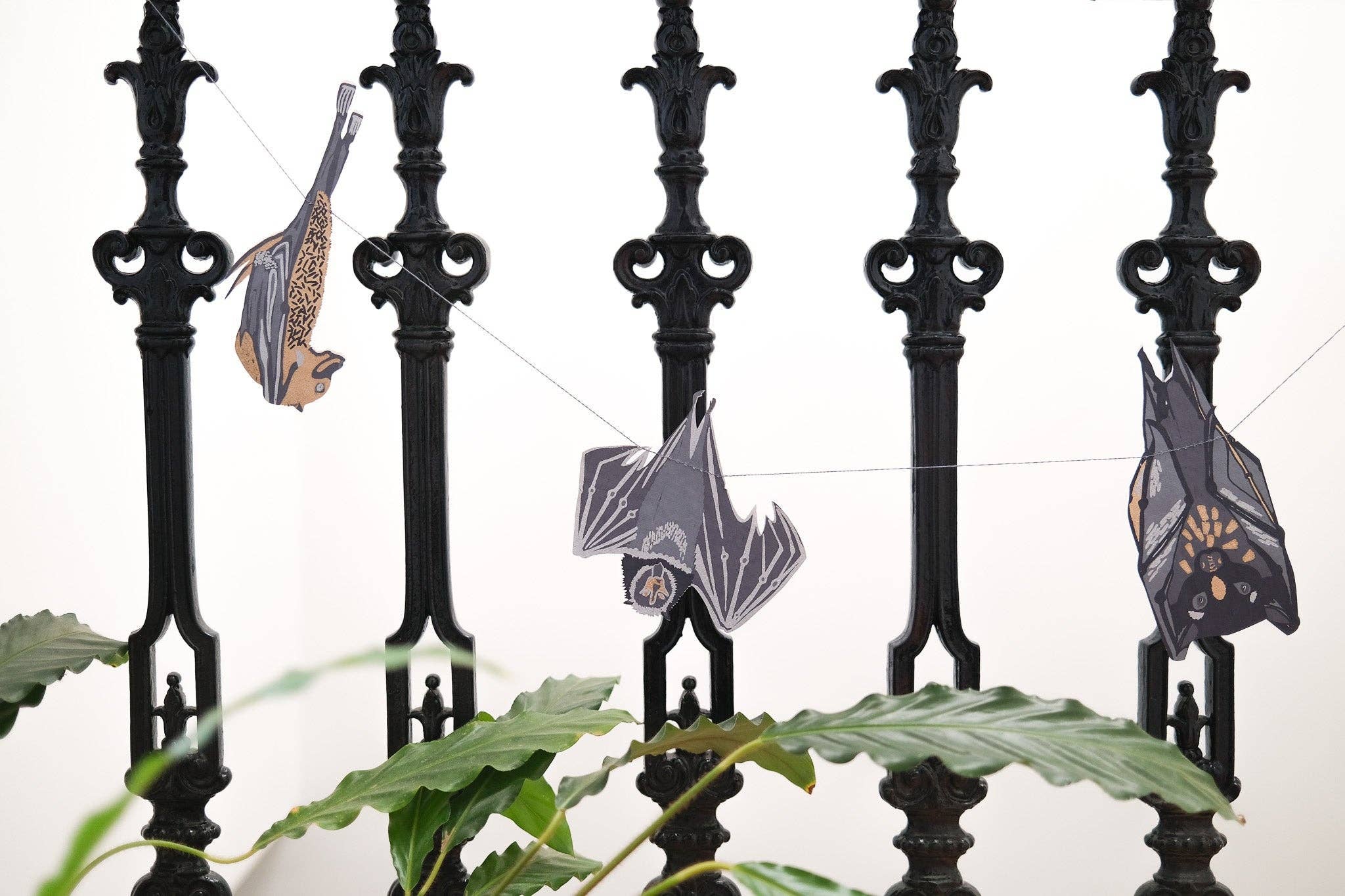 East End Press- Bats Sewn Garland