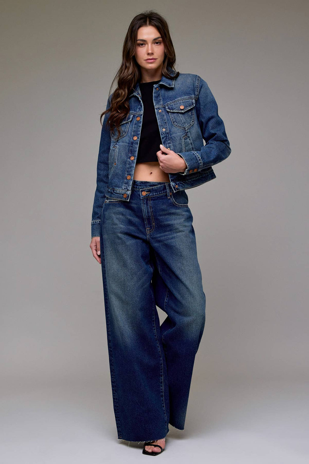 Hidden Jeans- Dark Wash Classic Trucker Jacket
