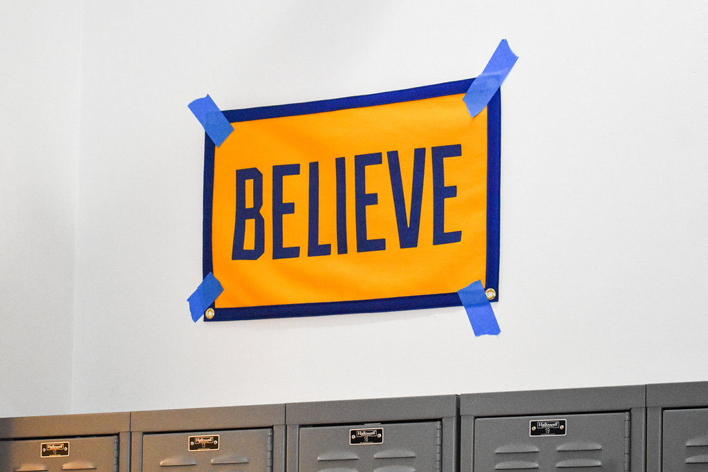 Oxford Pennant- Believe Camp Flag