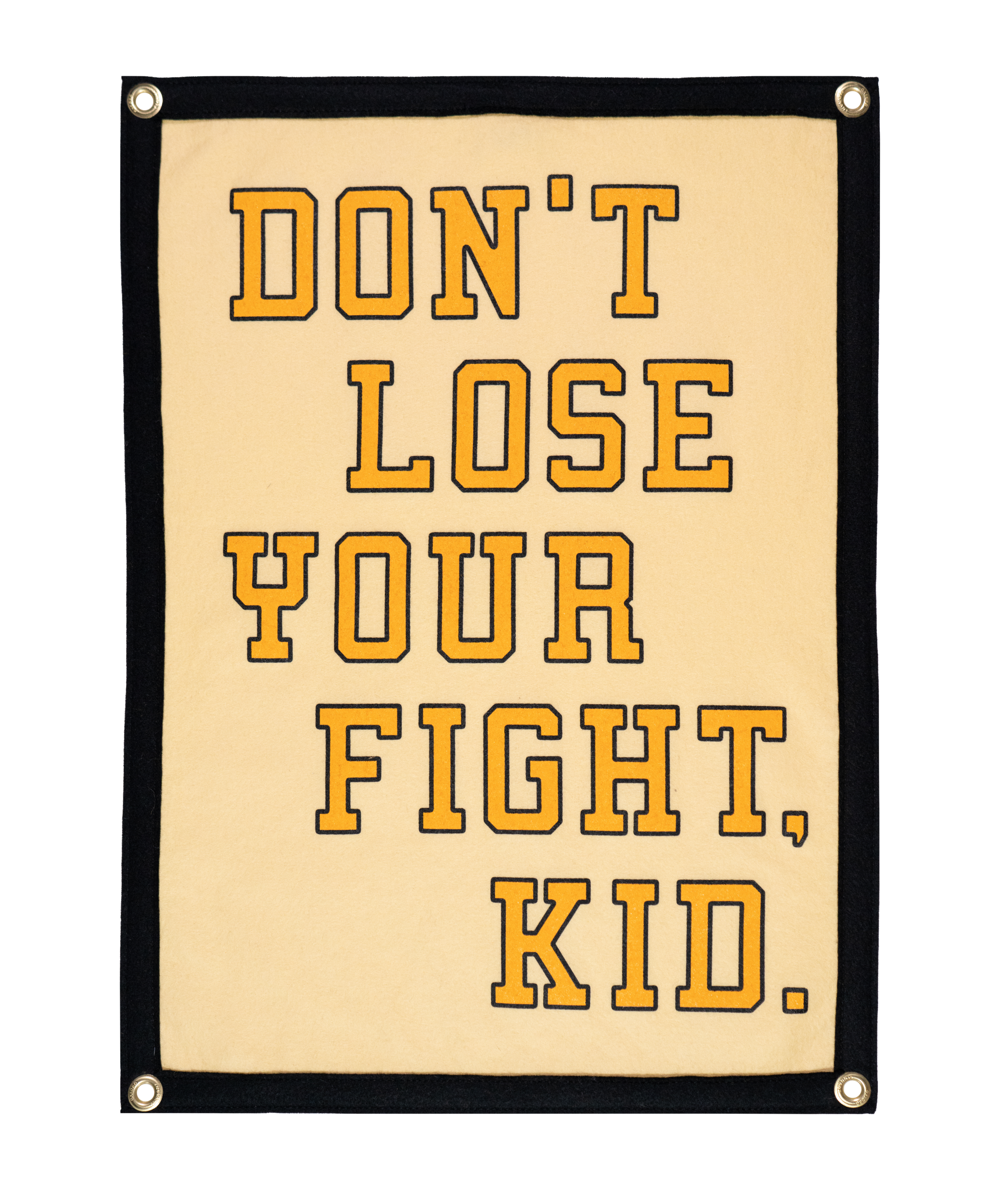 Oxford Pennant- Don't Lose Your Fight Camp Flag • All Time Low x Oxford Pennant