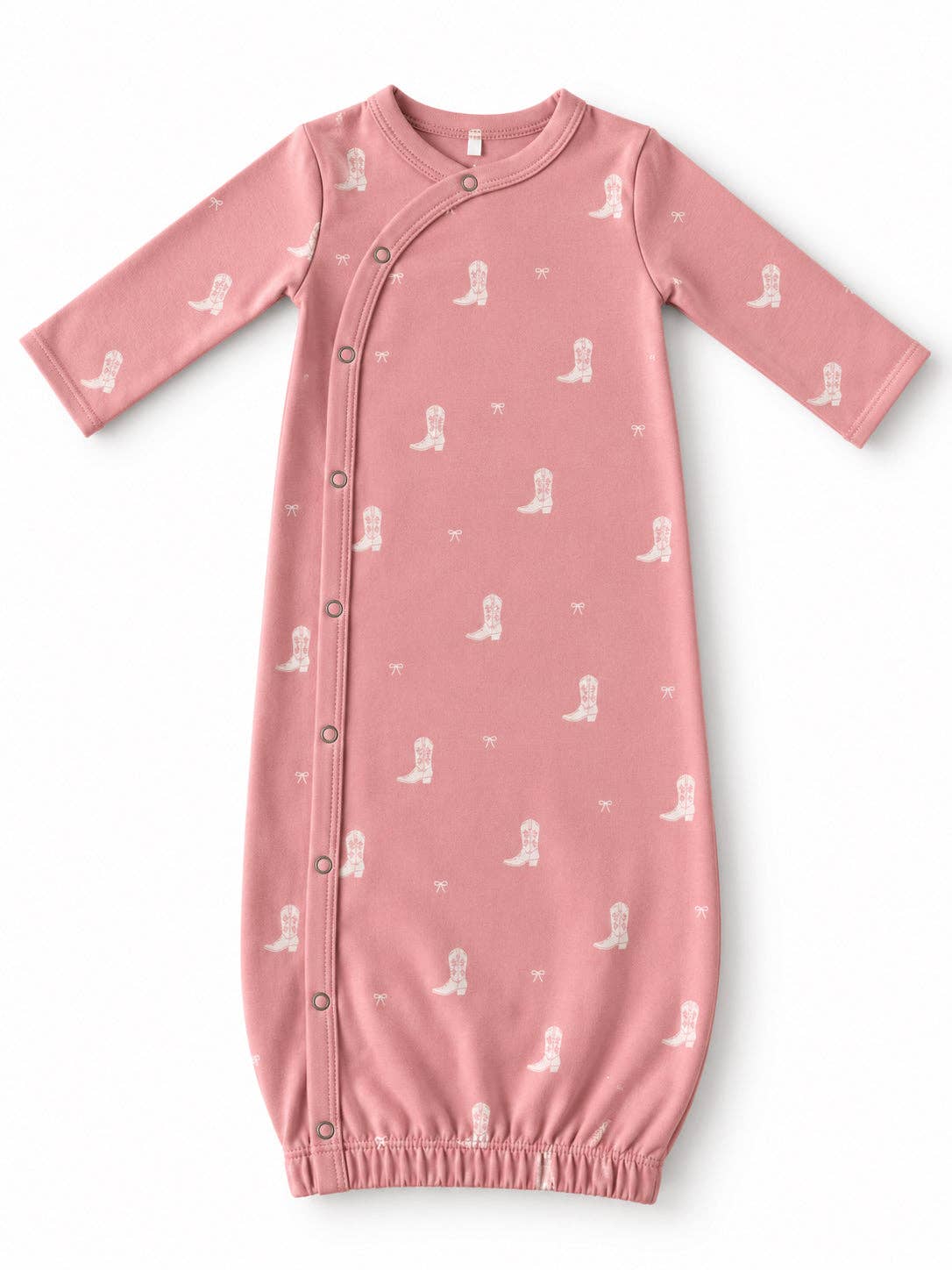SIIX Collection- Boots & Bows / Organic Cotton Gown