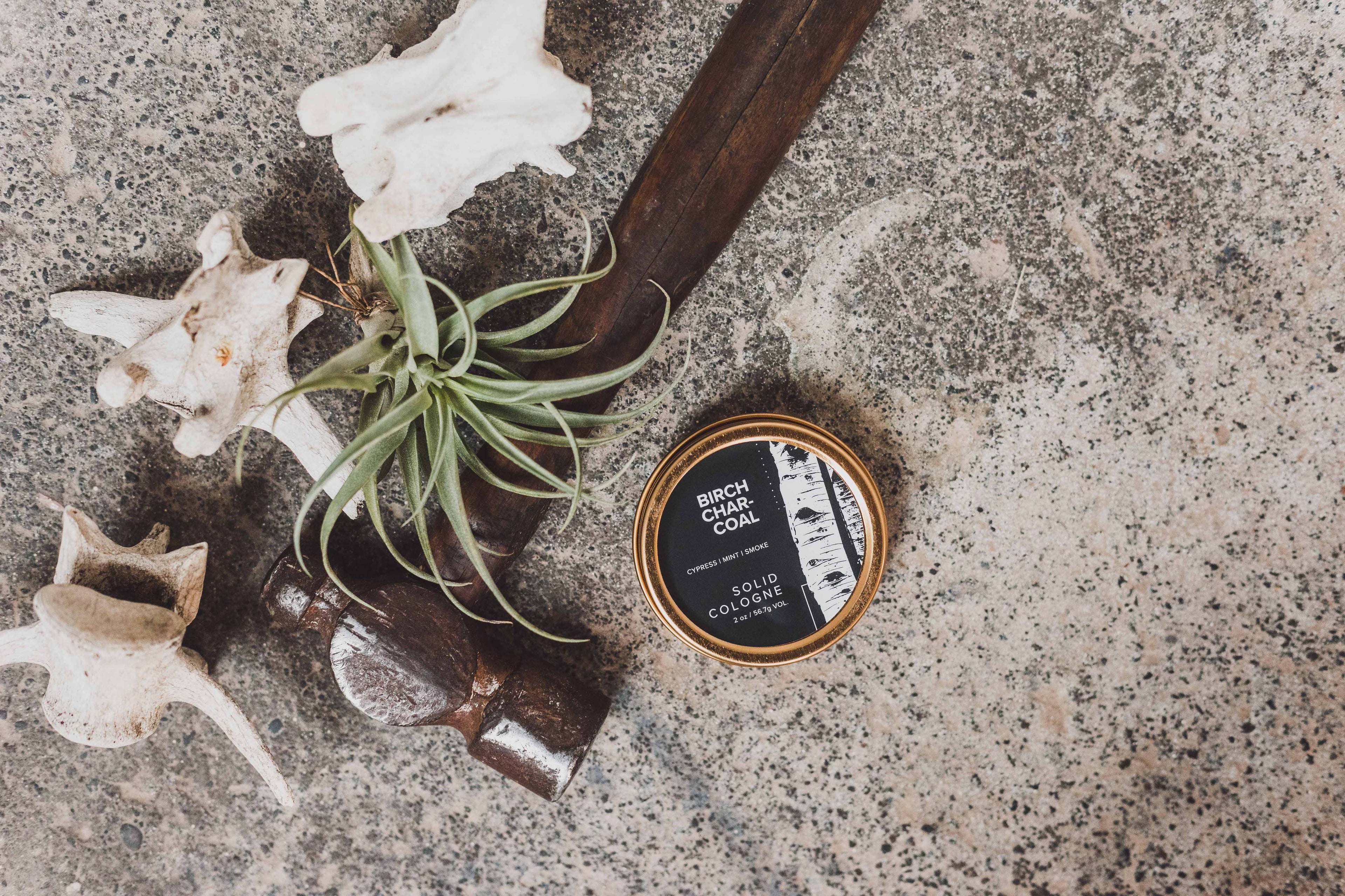 Broken Top Brands- Birch Charcoal Solid Cologne