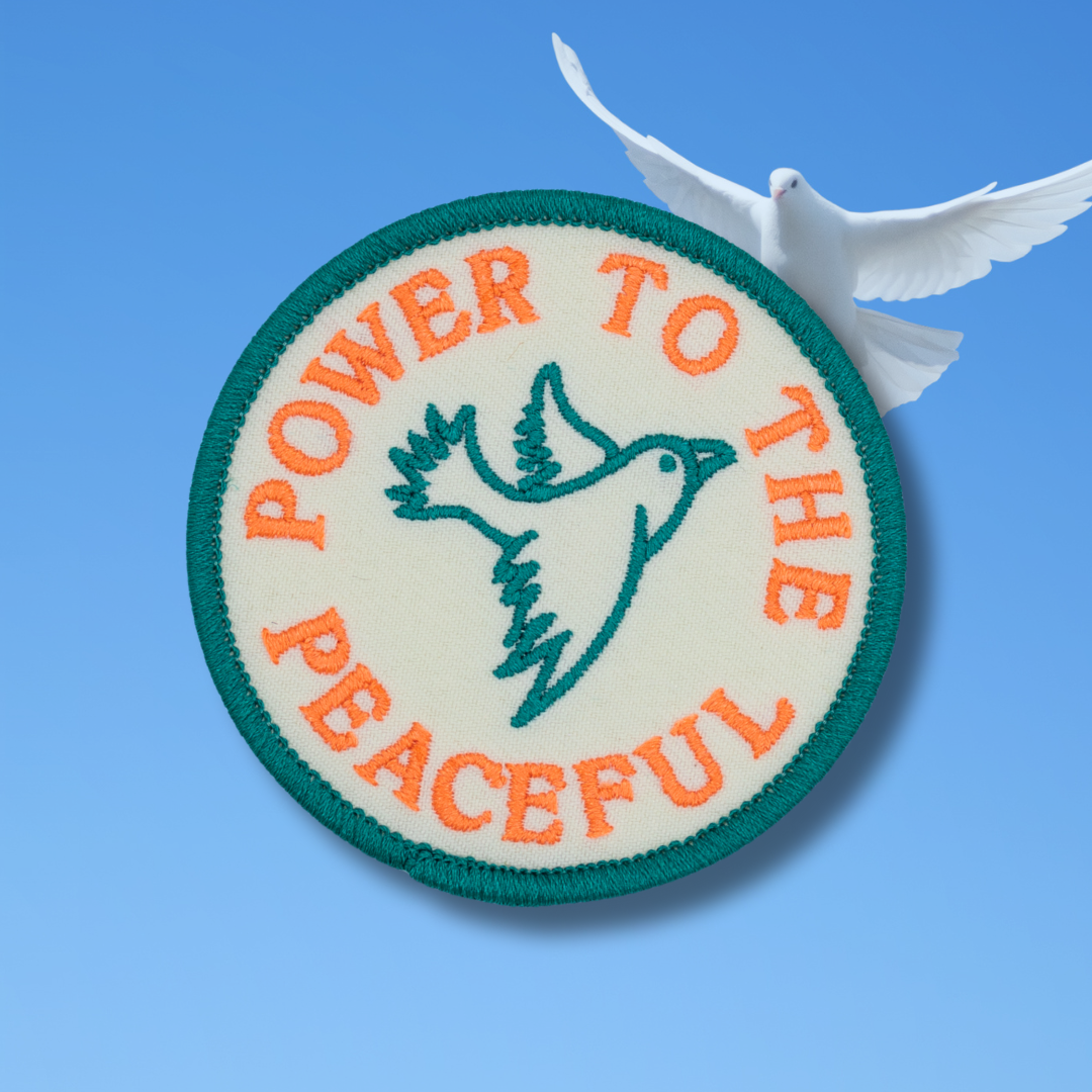 Outpatch- Power to the Peaceful stick-on patch