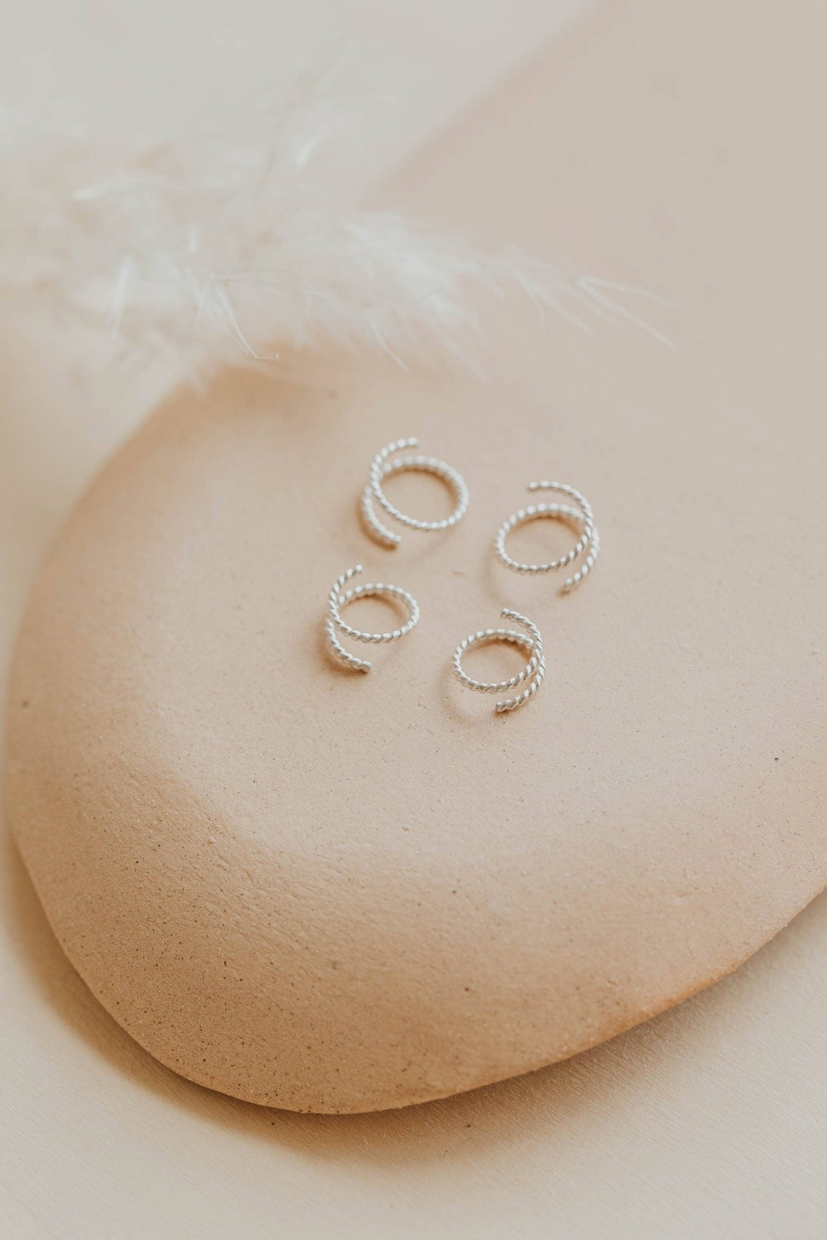Hello Adorn- Tiny Twist Earrings | 14kt Gold Fill + Sterling Silver