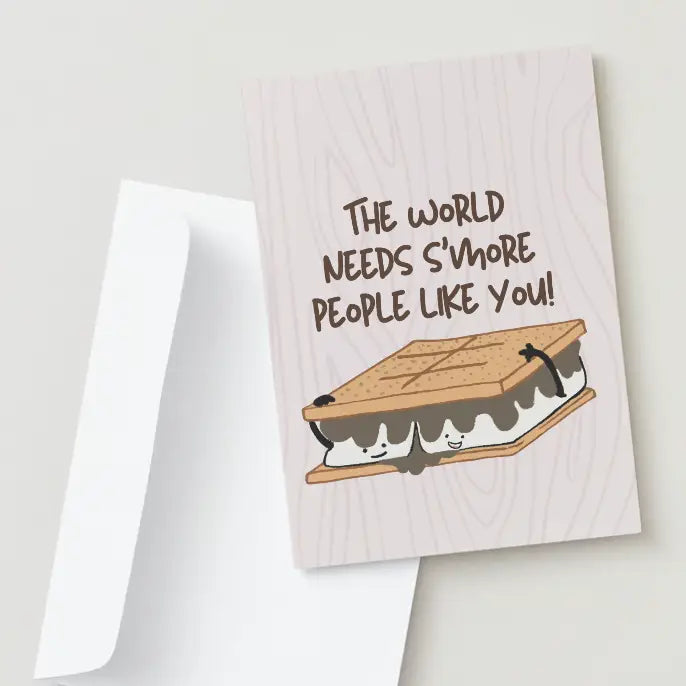 Chika Paper Studio- S'mores Greeting Card