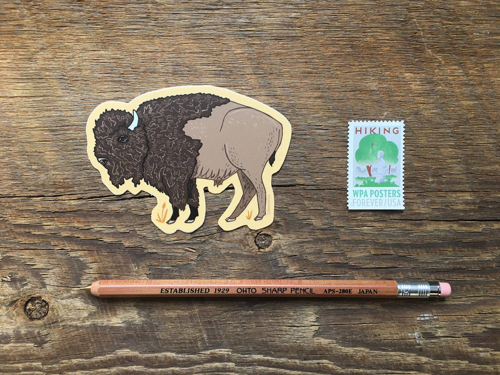 Noteworthy Paper & Press- Bison Sticker