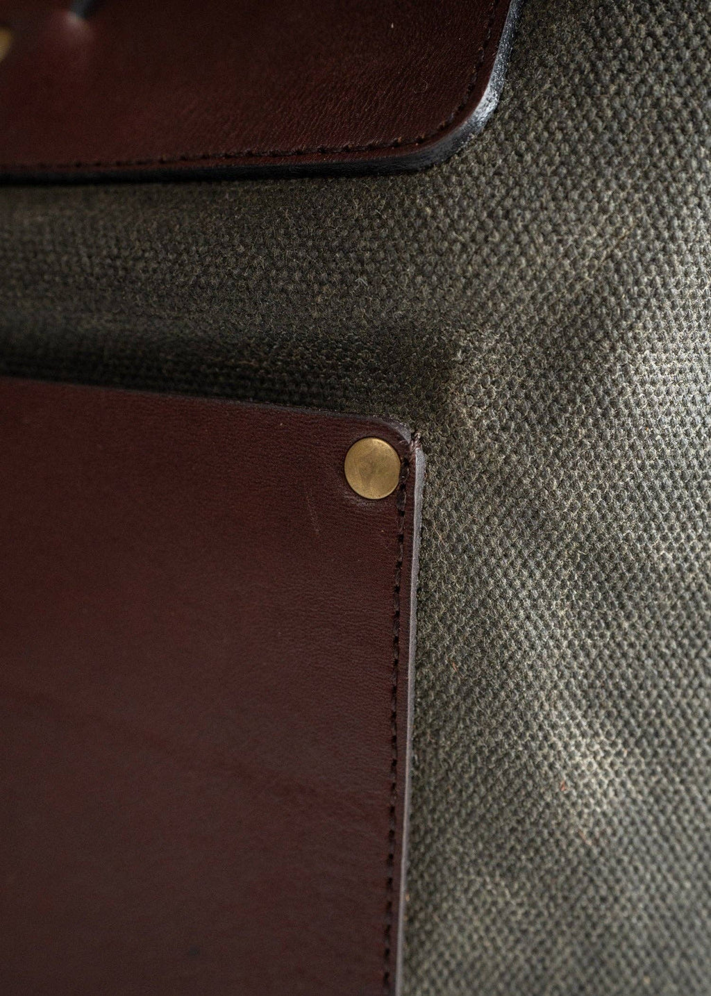 Iron & Resin- Waxed Canvas Tote Bag
