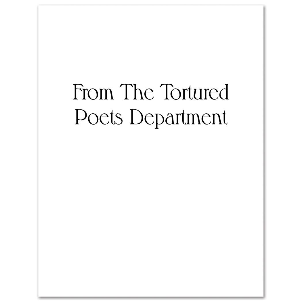 The Found- Taylor Tortured Poets Birthday Card