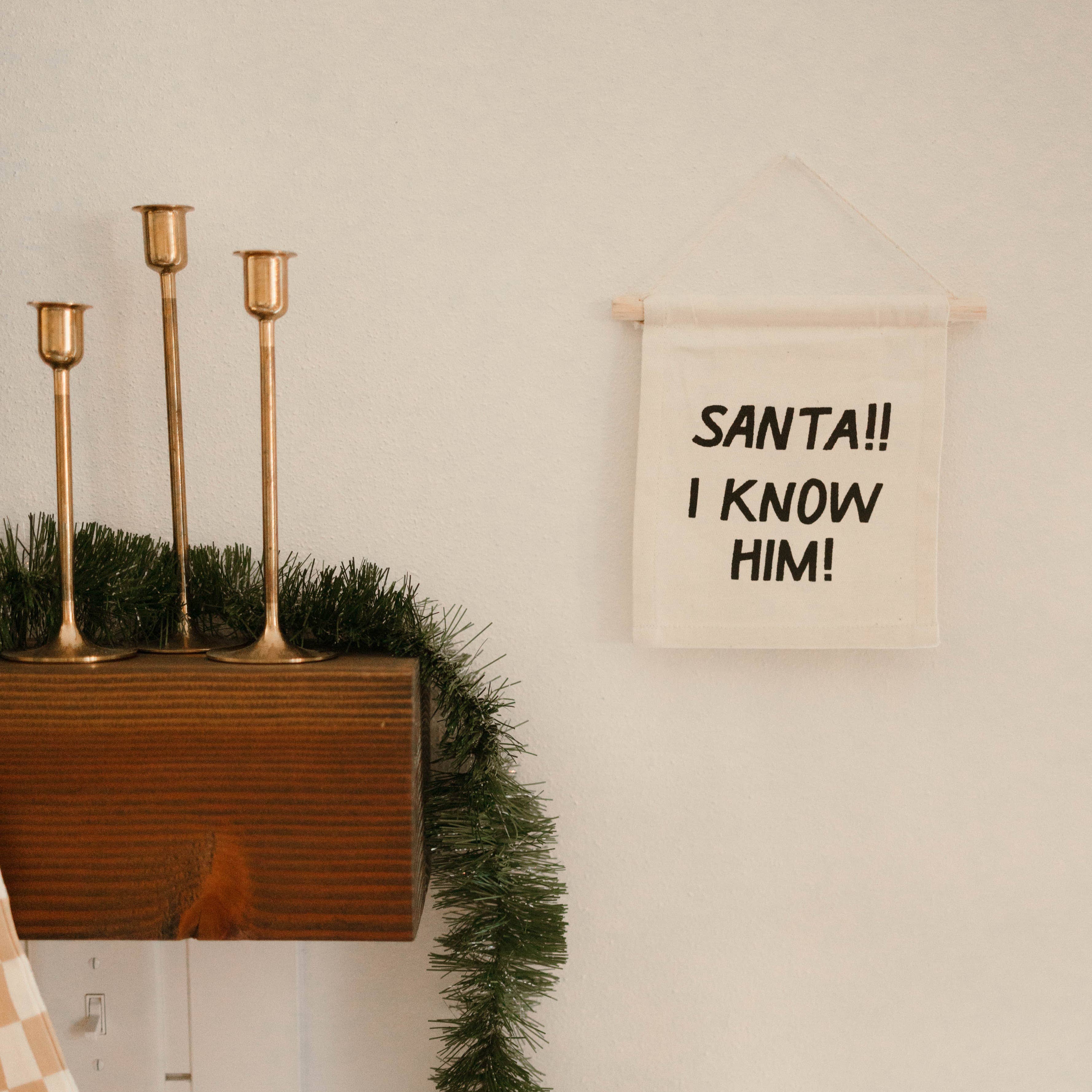 Imani Collective- Santa I know him hang sign