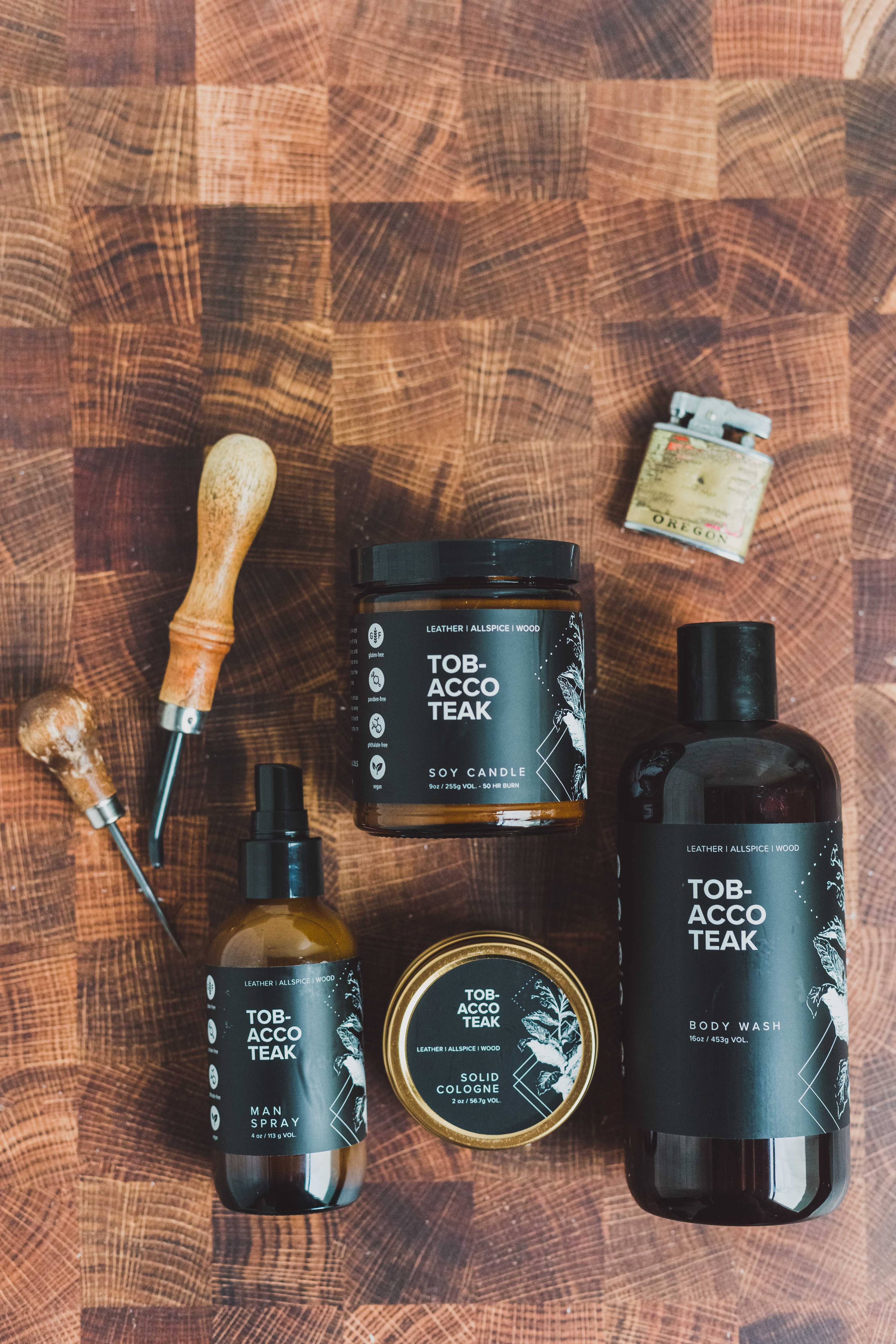 Broken Top Brands- Tobacco Teak - 4 oz Body Spray