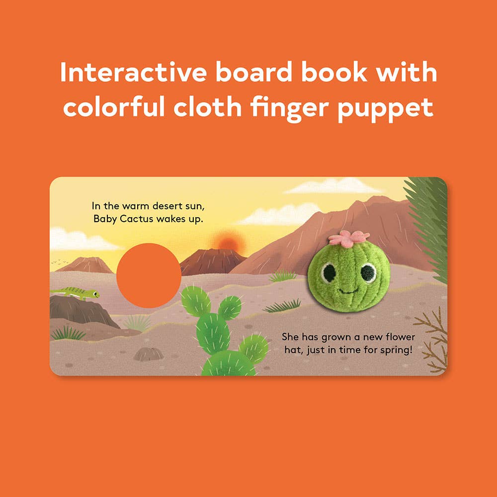 Chronicle Books- Baby Cactus: Finger Puppet Book