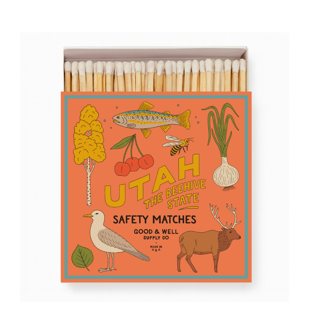 Good & Well Supply Co.- Utah State Safety Matches