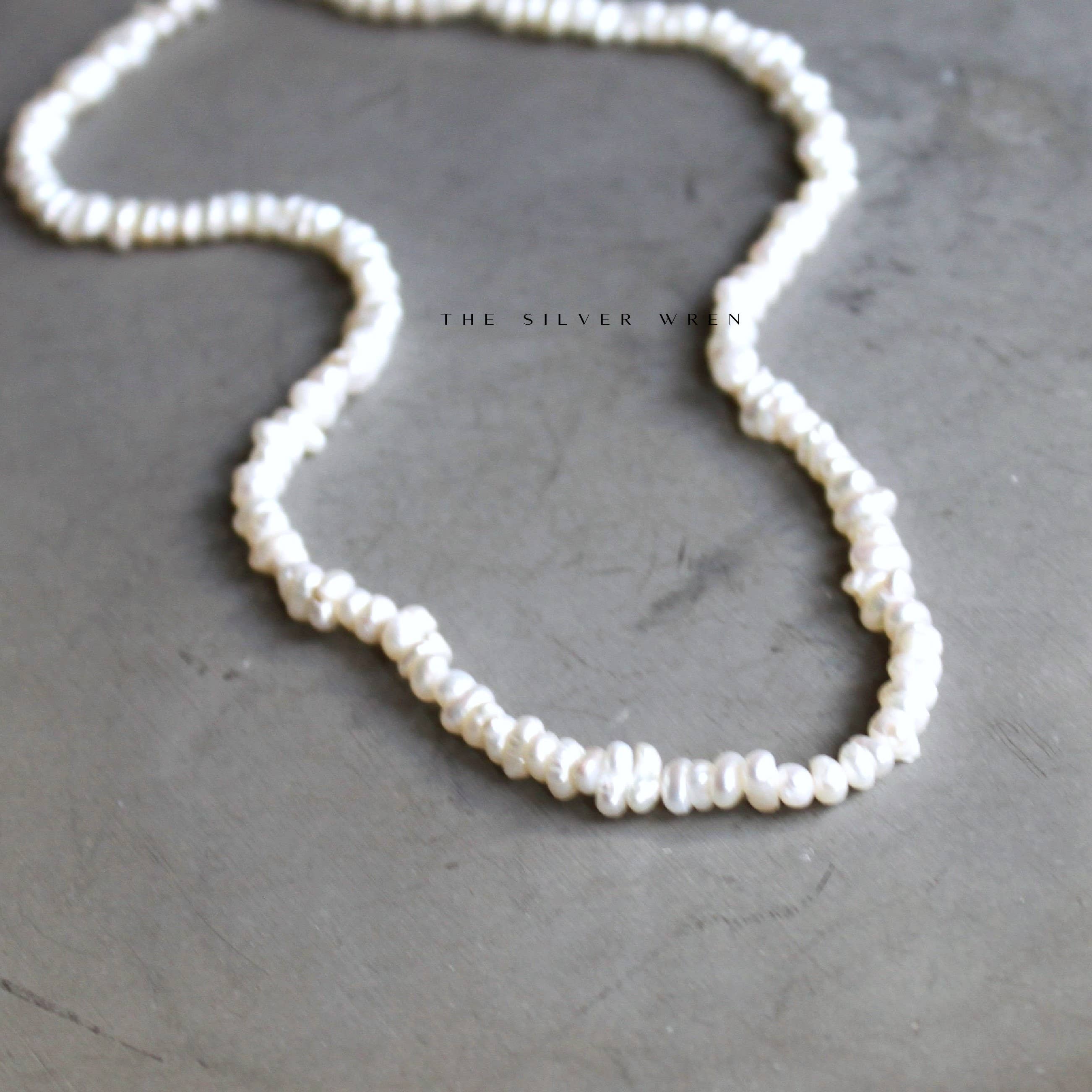 The Silver Wren- Bexley Beaded Pearl Necklace